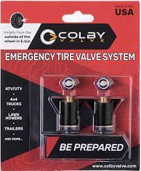 Colby Valve Emergency Tire Valve System
